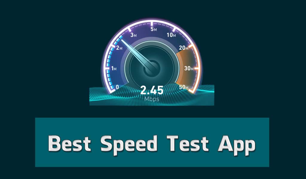 test internet speed app