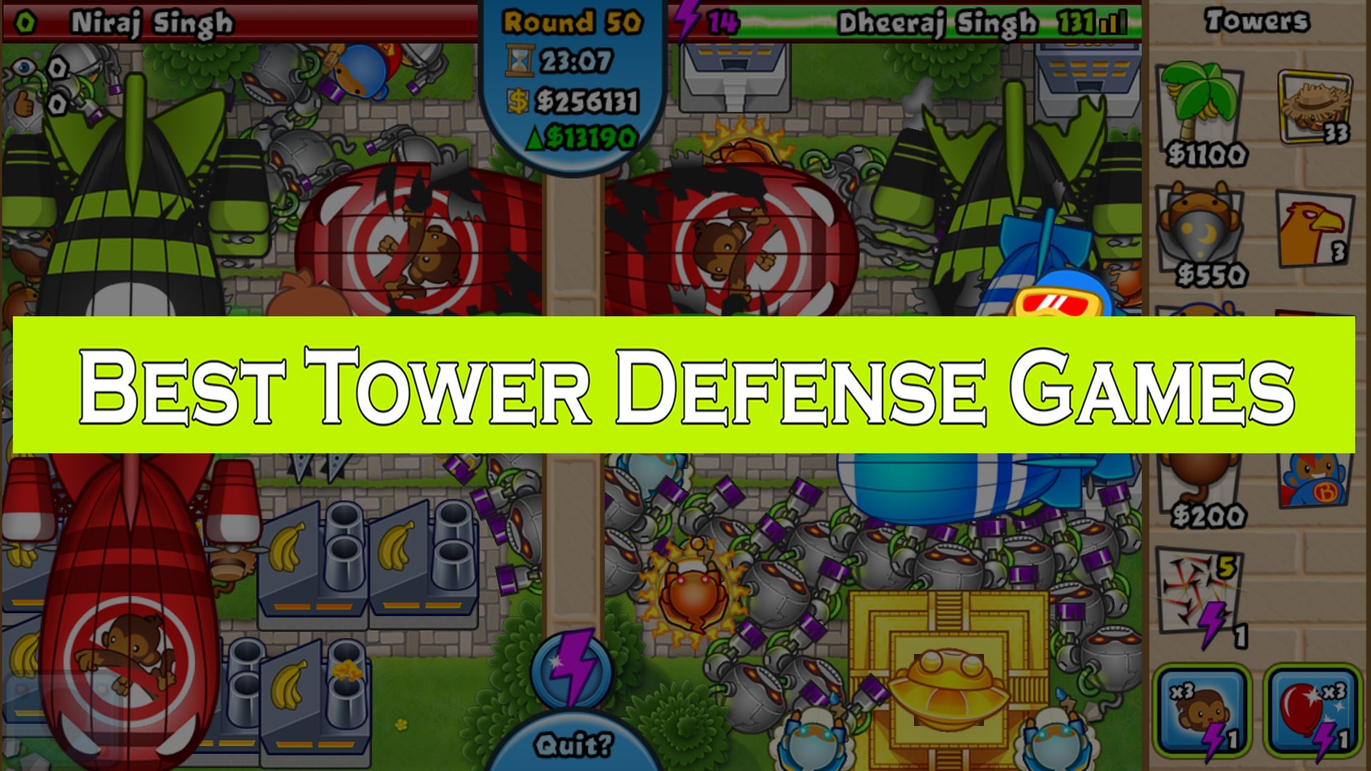 tower defense games 2016