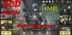 Call Of Duty Mobile Highly Compressed